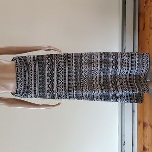 Drop Cowl Waist Maxi Skirt